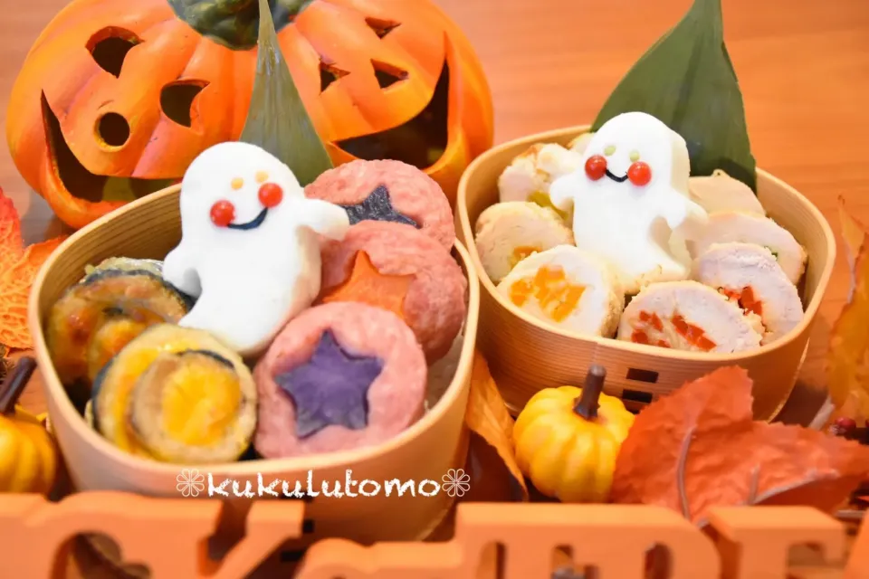 ❁ハロウィンくるくるグリル焼弁当❁|kukulutomo ❁𓎪 ⡱𓎩‎𐩢𐩺𓎪 ⡱さん