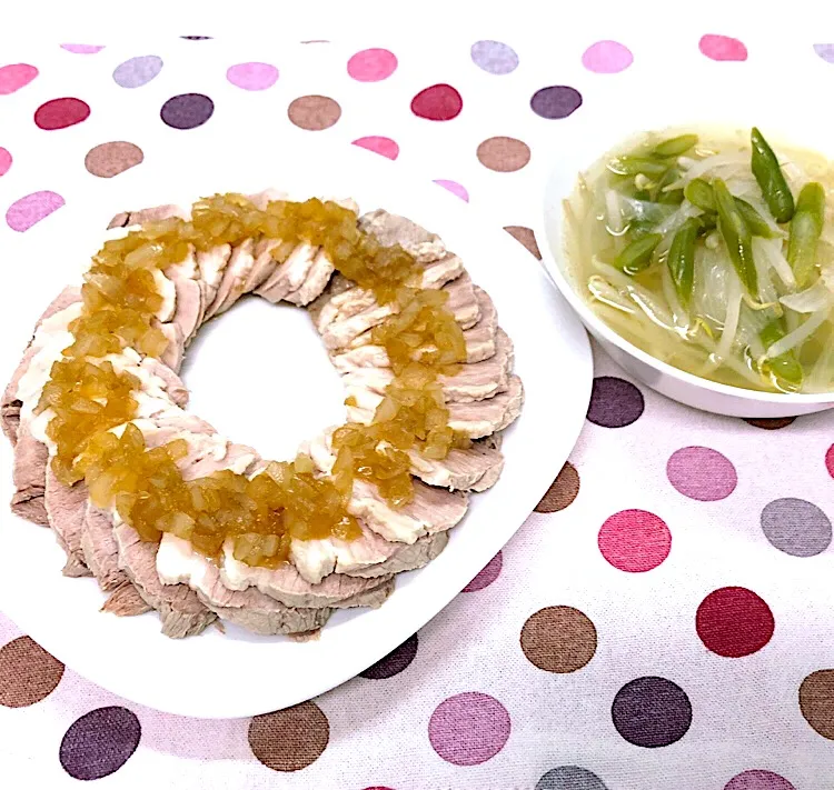 無駄なく使おう‼︎炊飯器でゆで豚&野菜スープ|marichさん