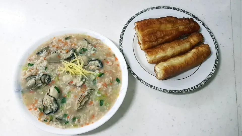 oyster congee|steven z.y.さん