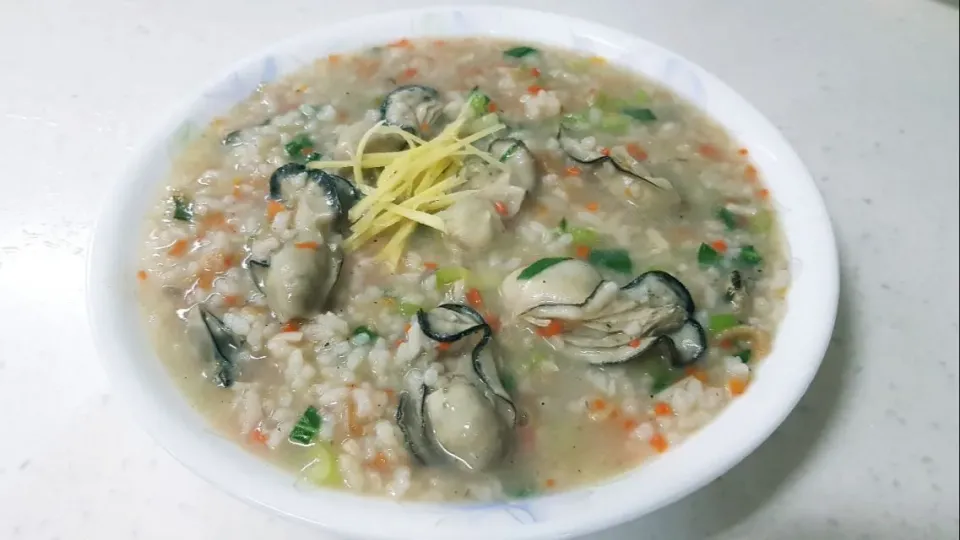 oyster congee|steven z.y.さん