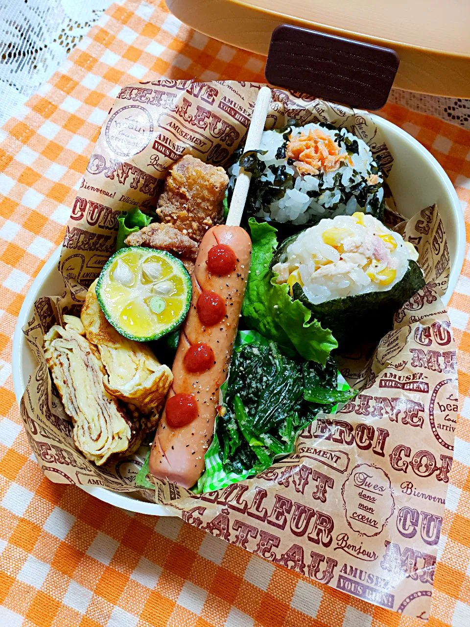 おにぎり弁当🍱⚽|ひぃちゃんさん