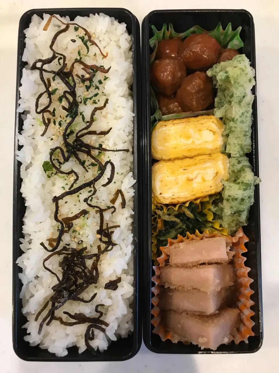 Snapdishの料理写真:2018.10.27 (土) 旦那様のお弁当🍱|あっきーよさん