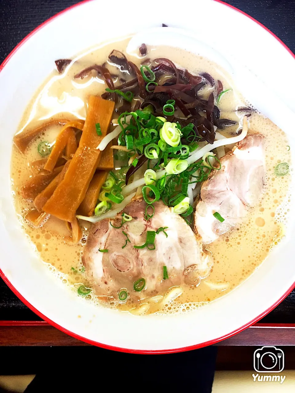 #とんこつラーメン
 #焼津市 
#てんこちょ
本格的な豚骨スープなのにクセがない。
開店したばかりで並ばないで食べられる|sugiさん