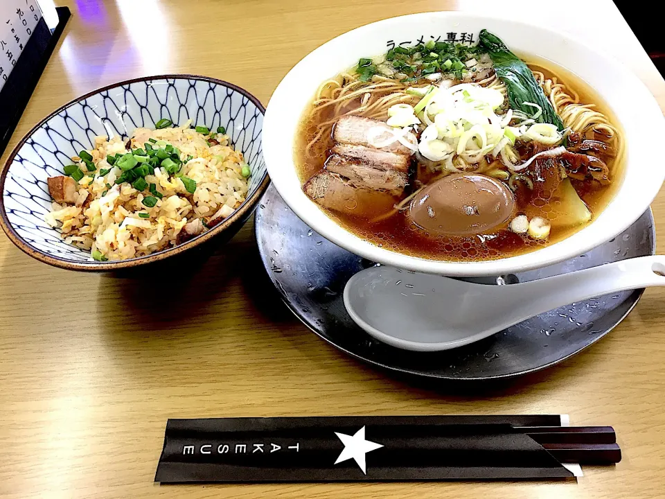 味玉鶏中華と焼豚チャーハン|Emiさん