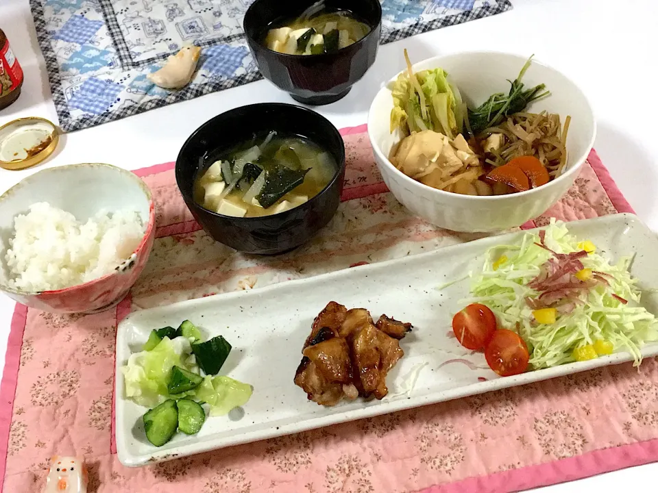 テリヤキチキンと肉豆腐|えりちゃんさん