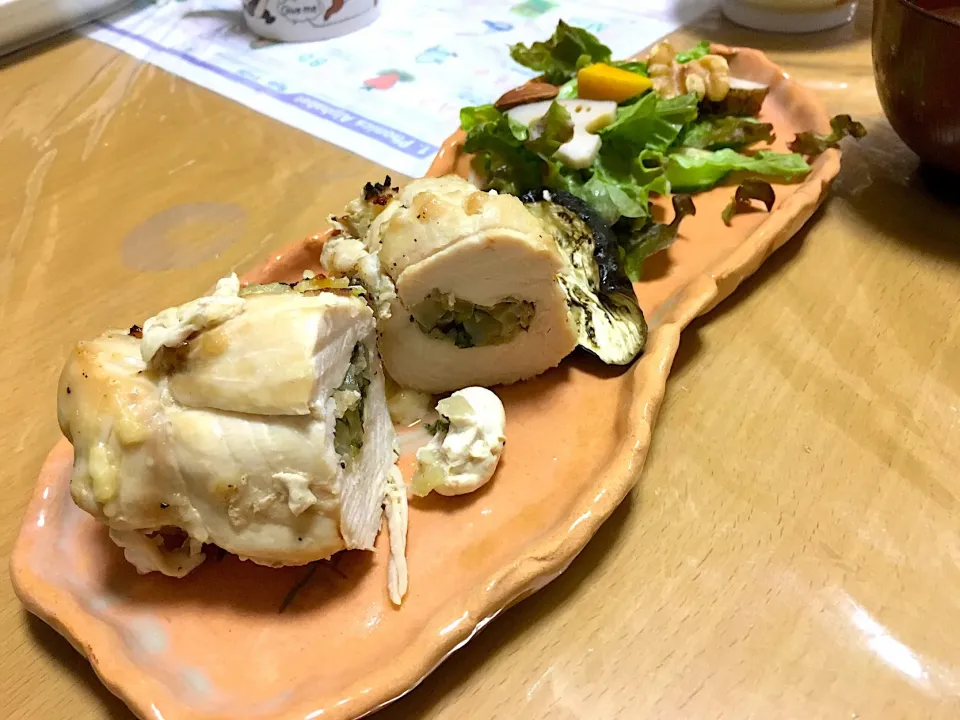 Stuffed chicken|かわちさん