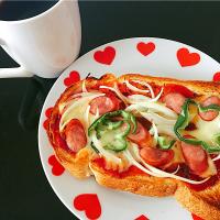 朝ごはん  ピザトースト❤️