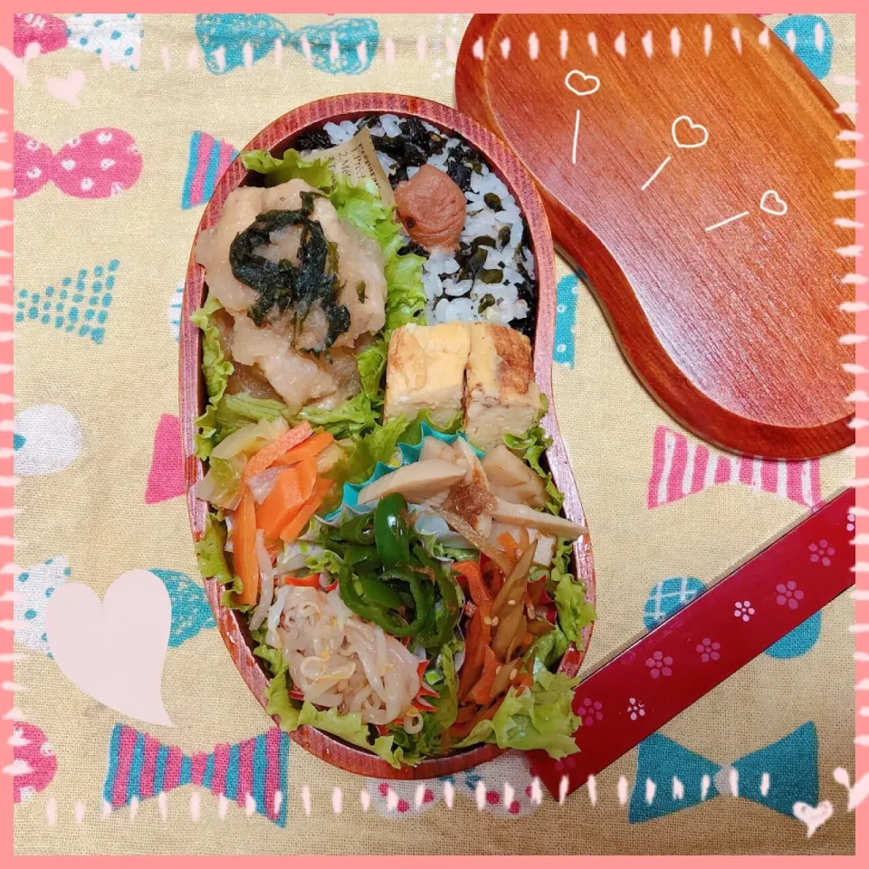 １０／２９ ｍｏｎ
鶏胸肉のみぞれ煮弁当🍴|rinaronarさん