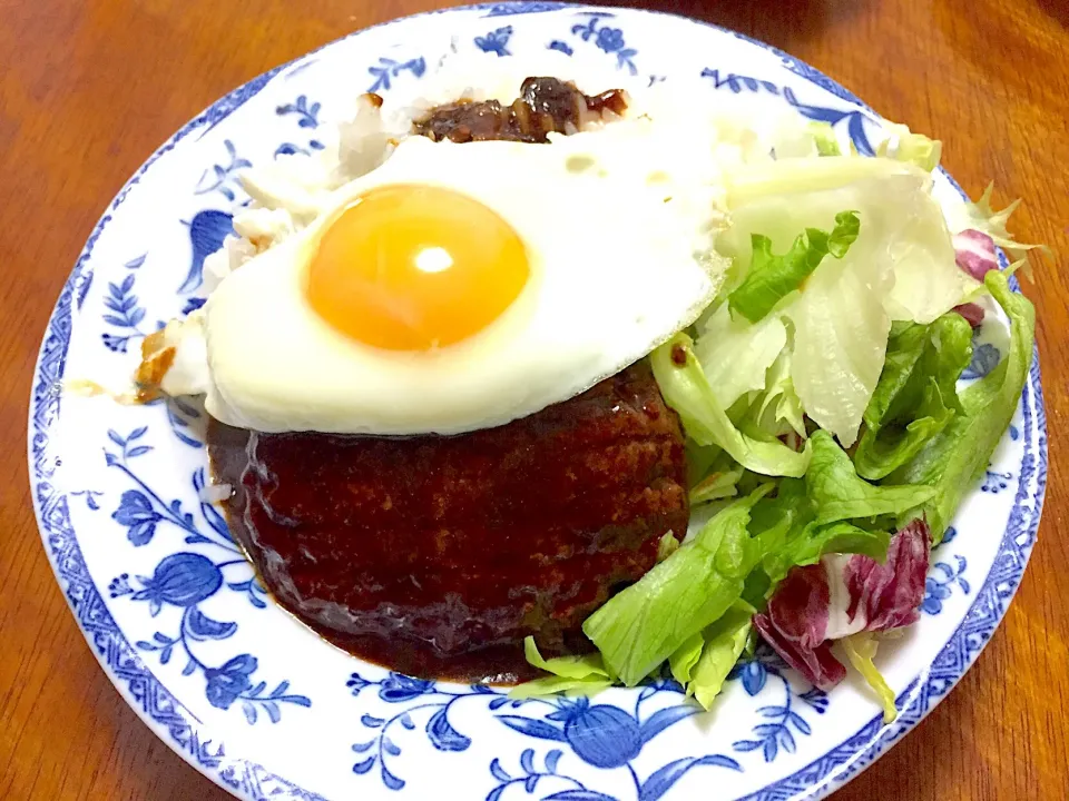 ハンバーグ丼|さんだーさん