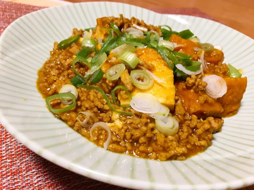 からあげビールさんの料理 簡単激ウマ♪厚揚げの甘辛カレーそぼろあんかけ|じゅんけさん