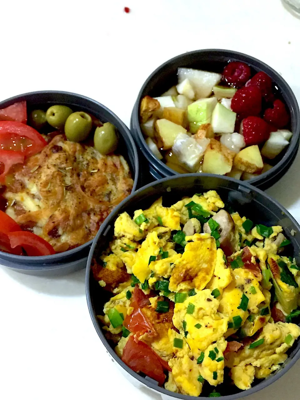 Lunch box with Portobello mushroom & Scramble egg:)  #lunchbox   #portobello  #autumn|chipe594さん