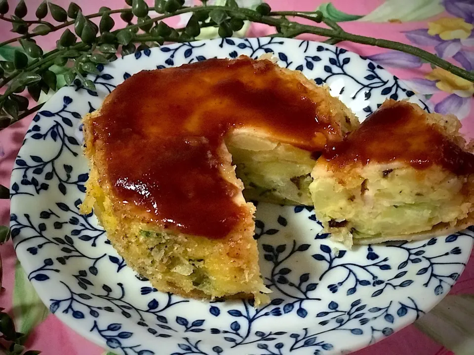 めっちゃうま💓昆布の佃煮入りポテトサラダケーキコロッケ💓|noeさん