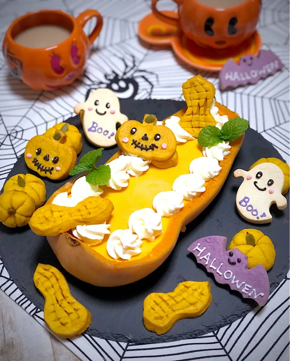 バターナッツかぼちゃ🎃（ピーナッツかぼちゃ）のプリン|シフォンさん