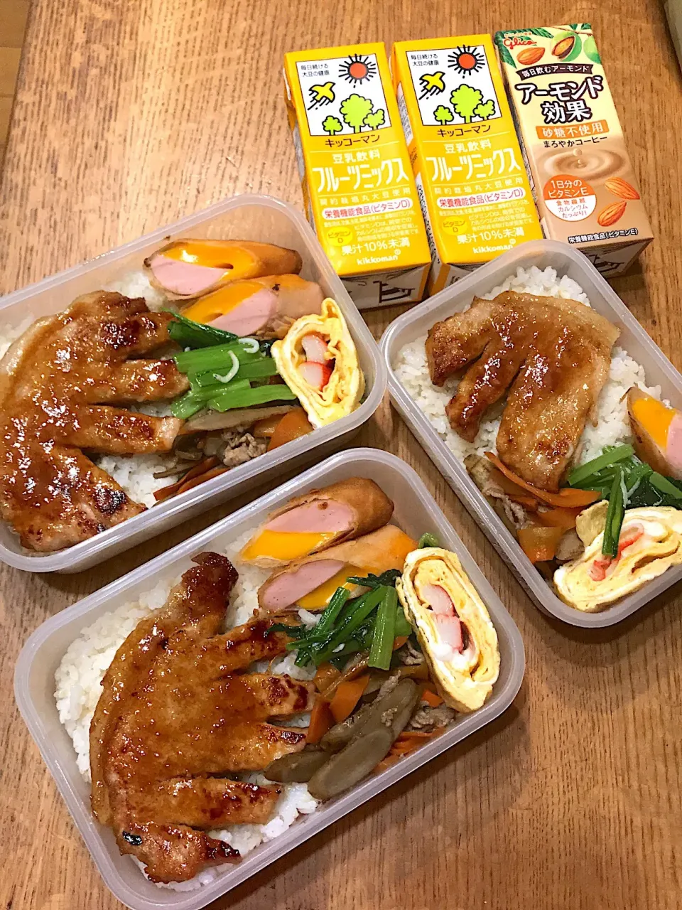 Snapdishの料理写真:家族弁当10月31日|hatabowwyomeさん