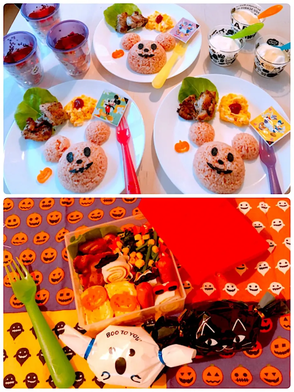 ハロウィン🎃
朝ごはんと旦那さん弁当|luccaさん