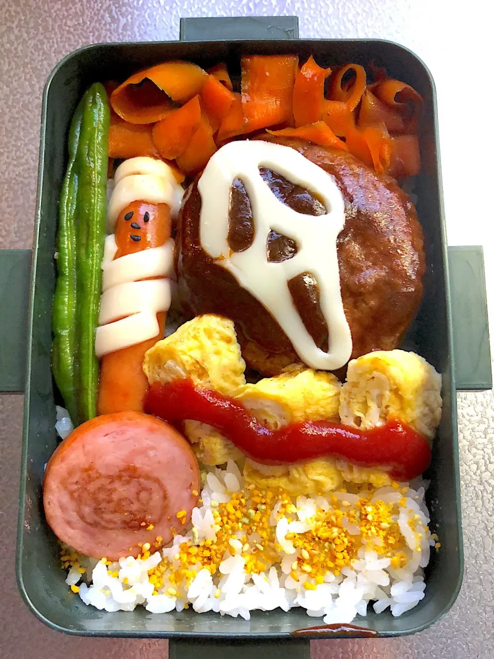 パパ弁当🍱 #ハロウィン弁当|坂本久美子さん