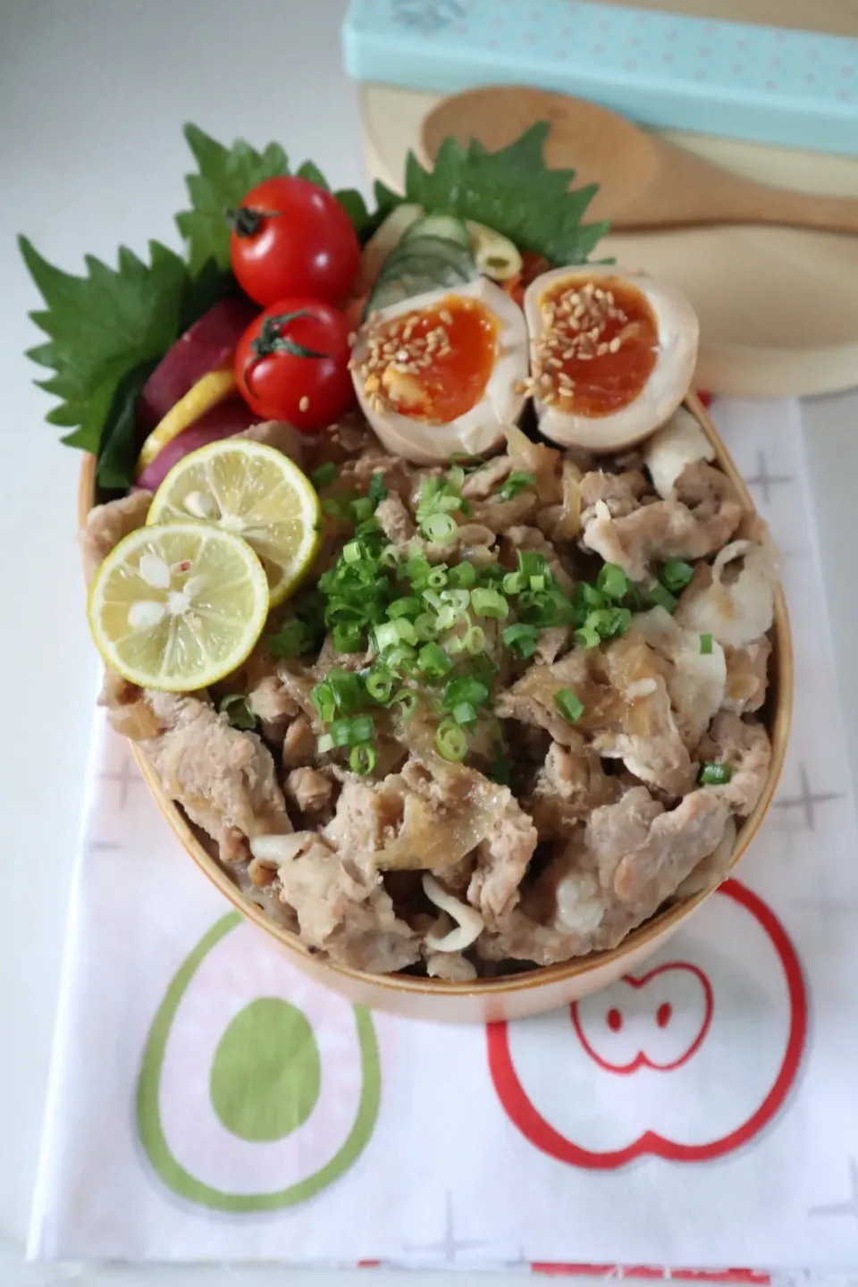 中学生男子弁当🍱
どどーん豚丼！|なかじー。さん