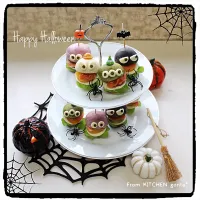 ピンチョス風ミニバンズサンドイッチ🥪 de Happy Halloween 👻