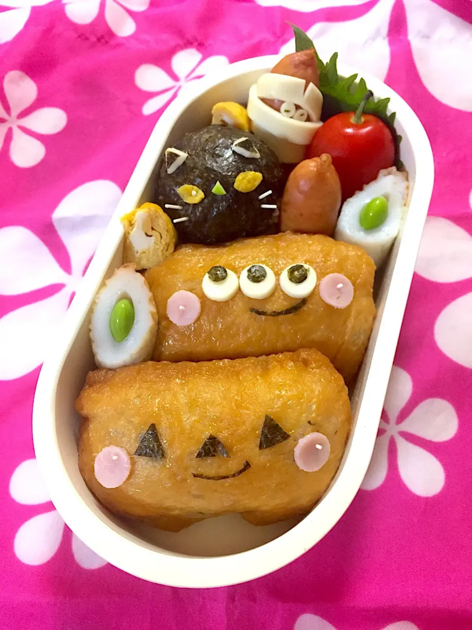 20181031今日は妹ちゃん社会科見学です〜。ハロウィン🎃👻にしようと思ったのだけど、20分で作成…時間足りなくて未完成😢|hanakoさん