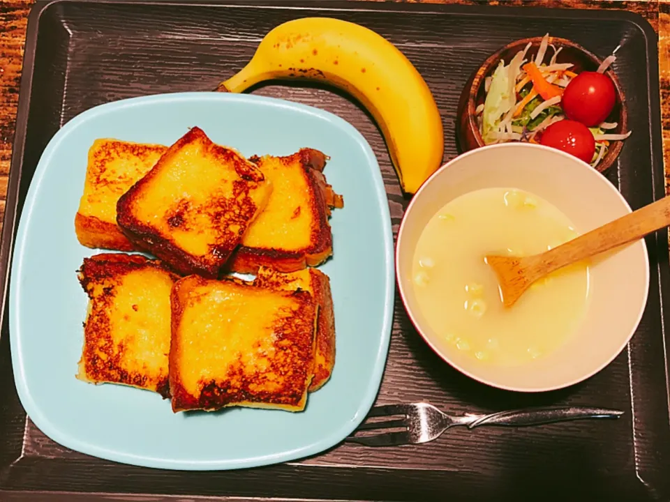 Snapdishの料理写真:10/30 朝御飯|パンダ母さん🐼さん