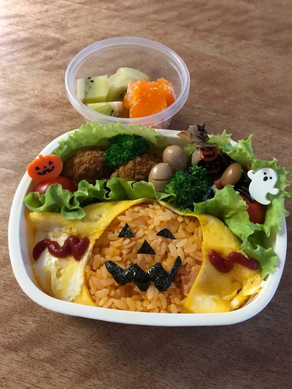 ハロウィンのオムライス弁当|Sakikoさん