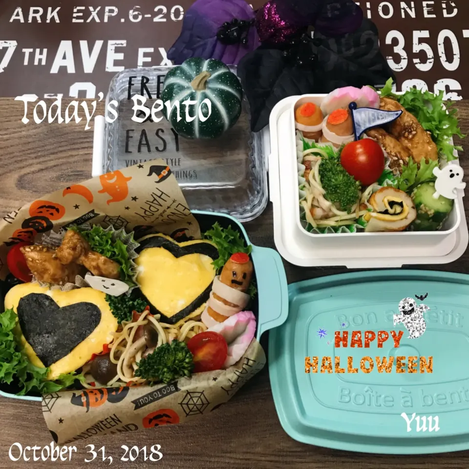 10/31☆ﾟ女子高生＆おっさんBento☆🎃|ゆうさん