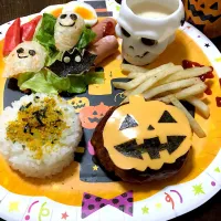 Snapdishの料理写真:子供用 ハロウィンご飯|明石 さつきさん