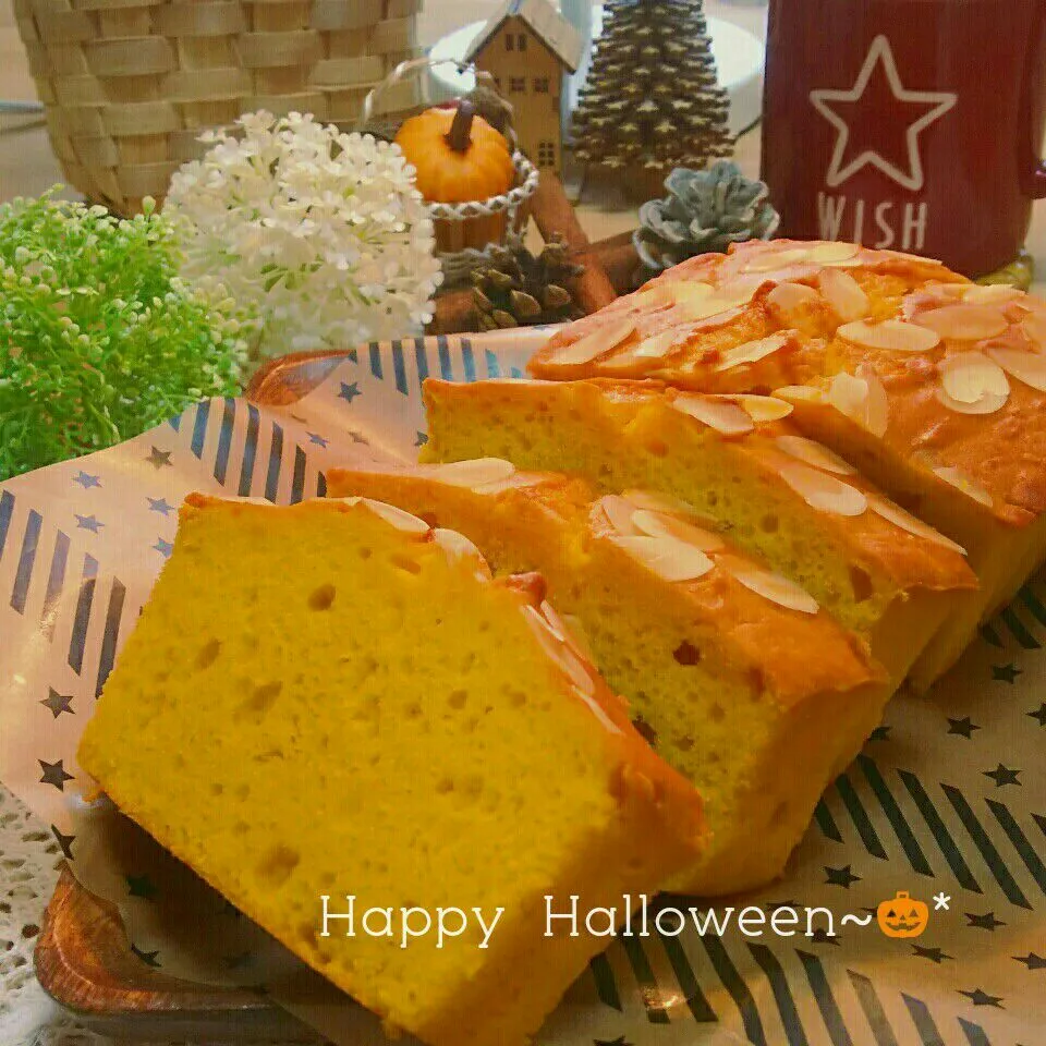 かぼちゃのパウンドケーキ🎃♬|モゥモゥパラダイスさん