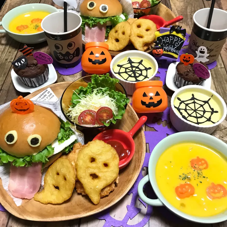 Snapdishの料理写真:#ハロウィンごはん 🎃|ゆかり☺︎❤︎（ @pyon63yukari ）さん