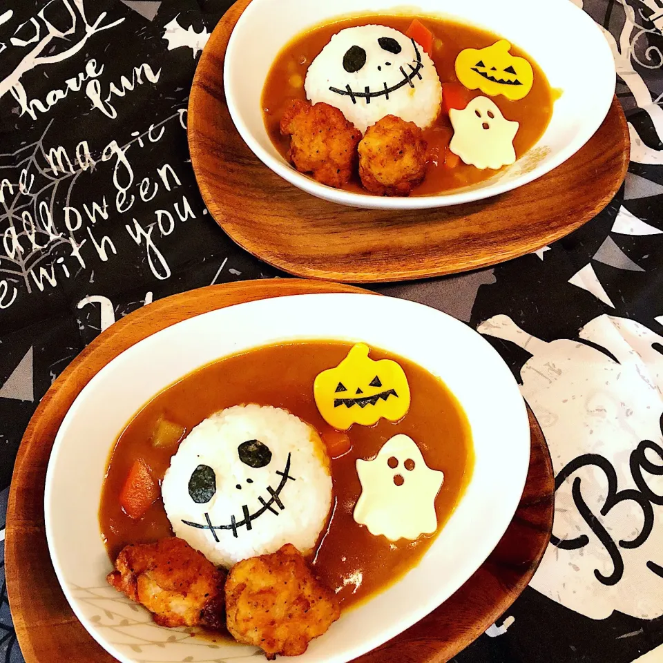 今日の夜ご飯★ハロウィンカレー🎃|emichococo625さん