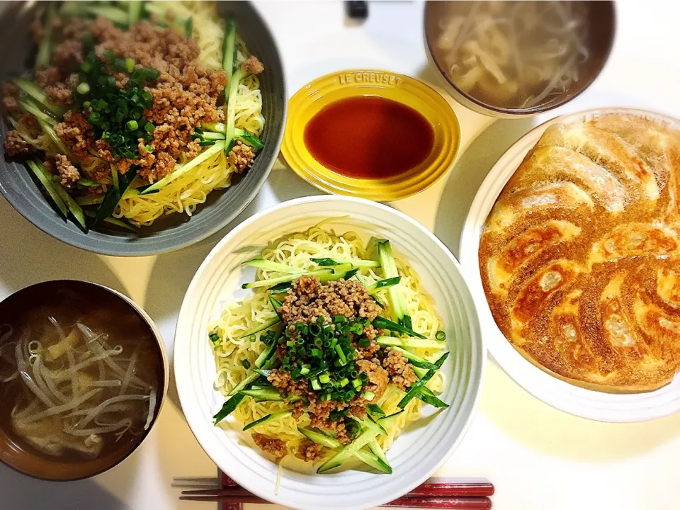 ジャージャー麺と餃子|nokorinさん