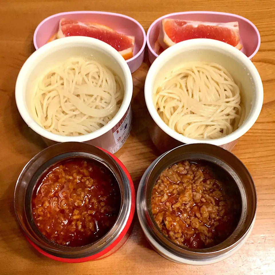 昼まであったかスパゲティ弁当|ツインズママさん