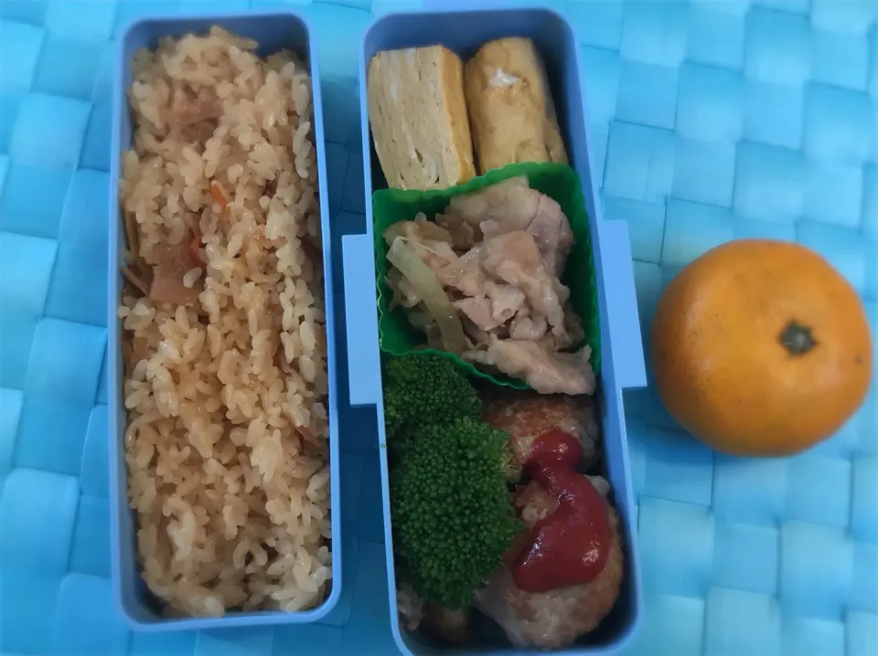 今日の娘お弁当 #お弁当  #🍱  #lunchbox  #obento  #中学生弁当|かれんさん