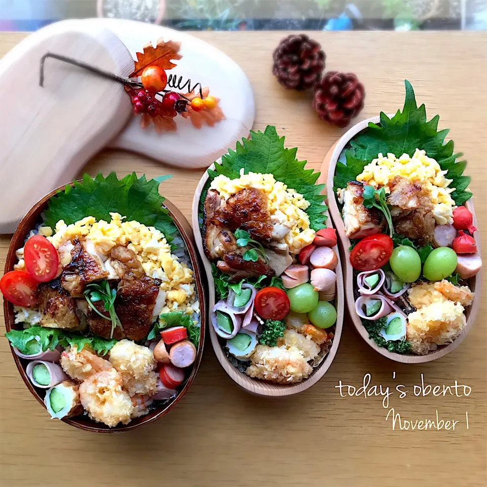 Snapdishの料理写真:#今日のお弁当 は #焼き鳥丼|さえちゃんさん