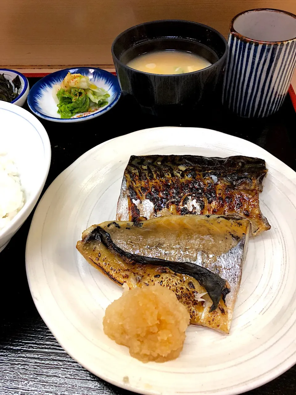 鯖の塩焼き定食|流線形さん