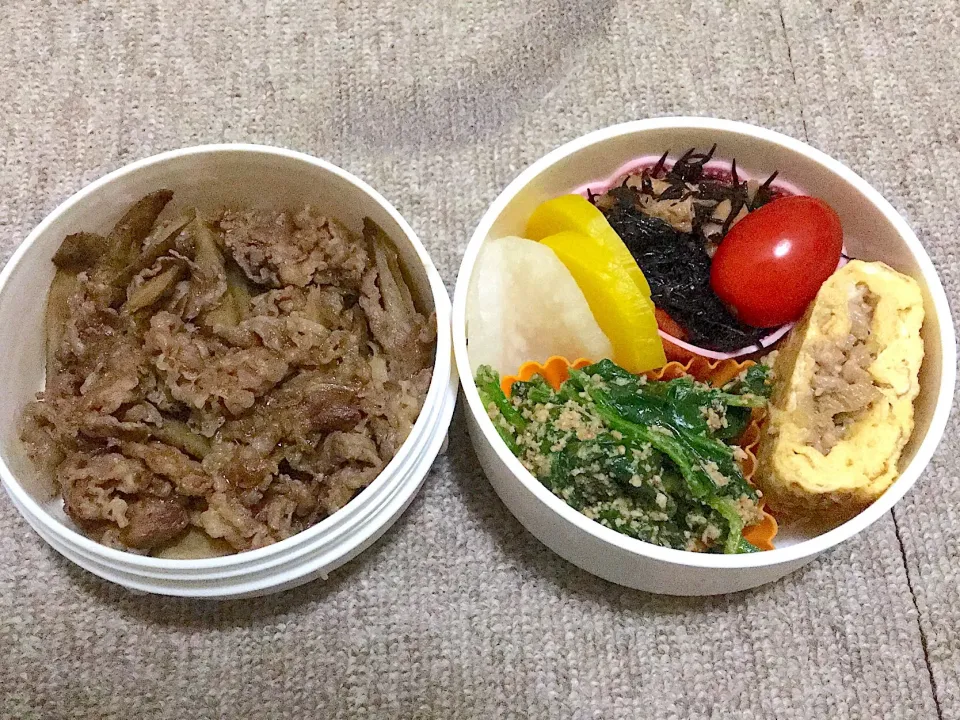 Snapdishの料理写真:旦那ちゃん弁当🎵|ちゃびきゅさん