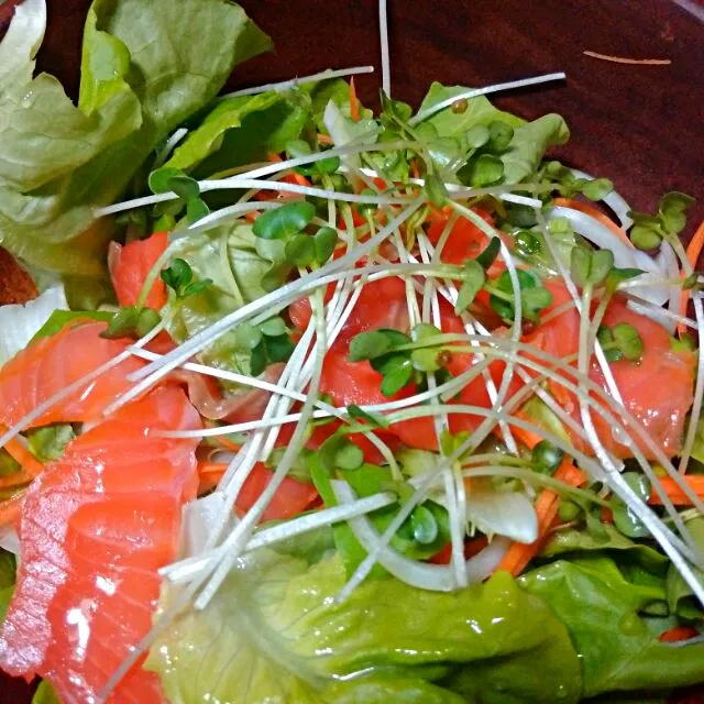 スモークサーモンのサラダ|Takkiさん