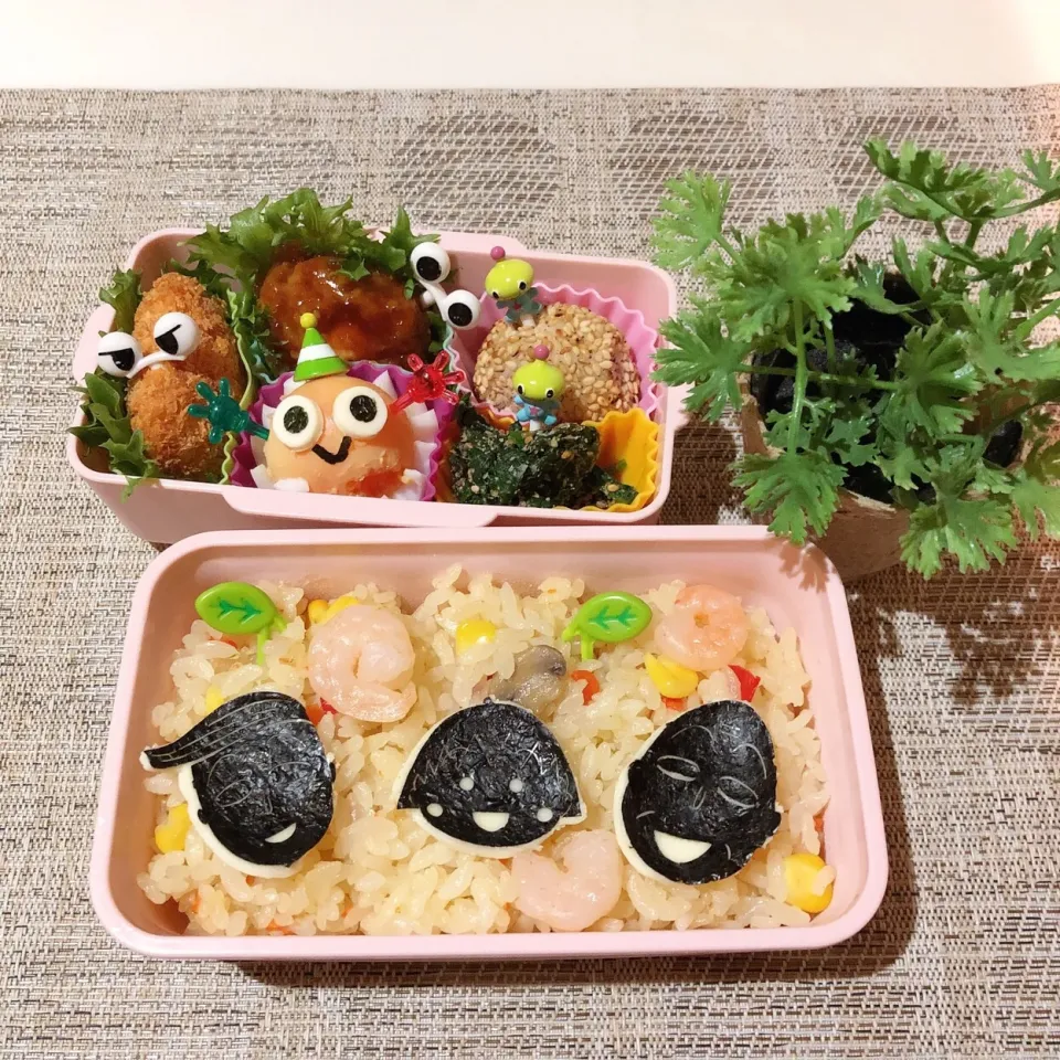 11/2❤︎娘のお弁当❤︎
先日静岡の友人から頂いたちびまるこちゃんのカットのりを乗せてみましだ…💕
誰だかわかるかな…
#今日のお弁当 #弁当 #お昼ごはん #娘弁当 #ランチ|Makinsさん