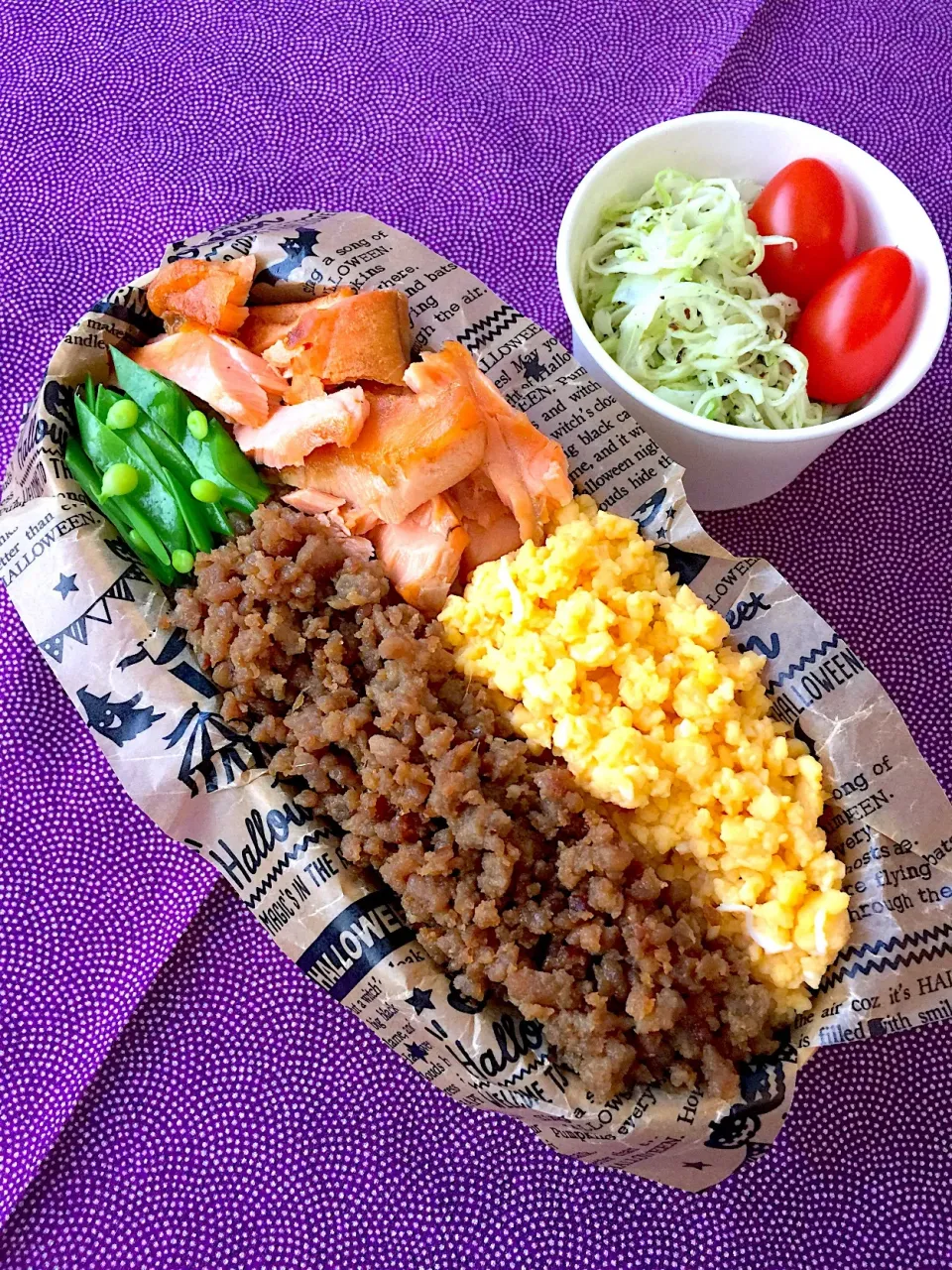 そぼろ弁当🐷🥚🐟|udomegu☆さん