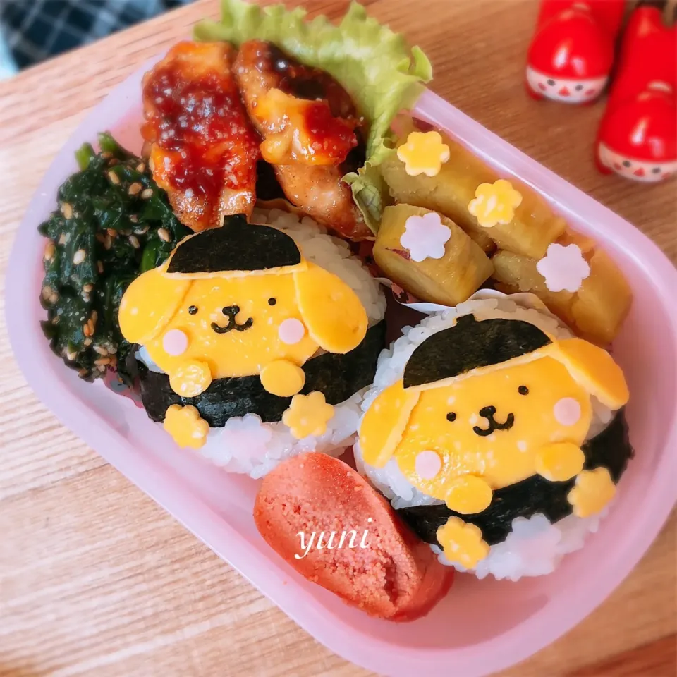 ポムポムプリン弁当   #キャラ弁#お弁当#ポムポムプリン弁当#デコ弁|🌸yuni🌸さん