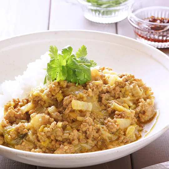 圧力鍋で作った、白菜と豚ひき肉のカレー|Wonder chefさん