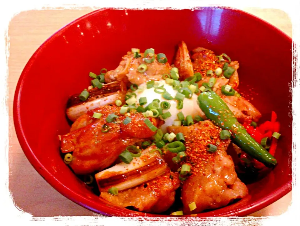 ほんじつのまかない・焼鳥丼|のも💛さん