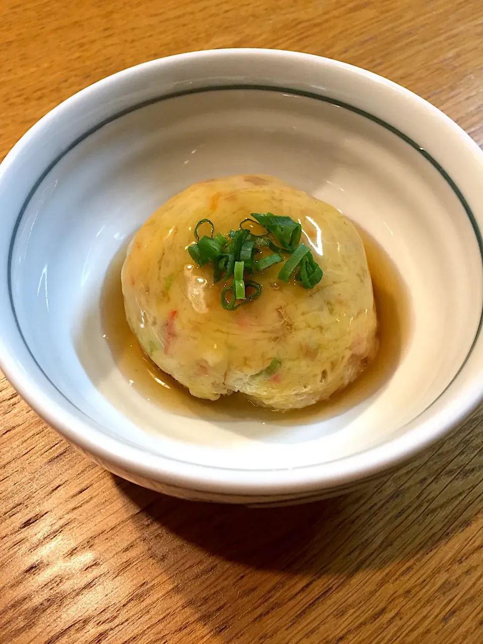 ふんわり優しいお味  ラップで簡単長芋の巾着蒸し餡掛け|まつださんさん