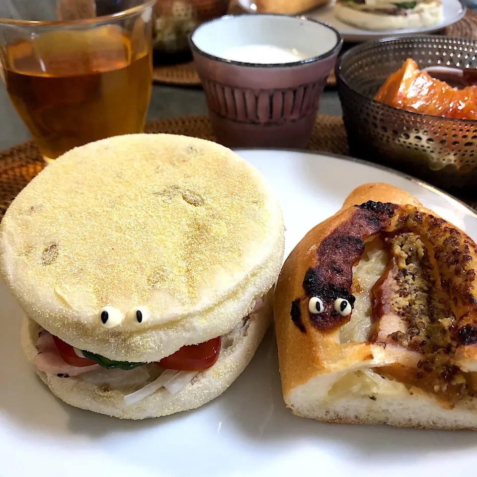 Snapdishの料理写真:朝ごぱん(ﾟ∀ﾟ) #朝ごぱん|nao子さん