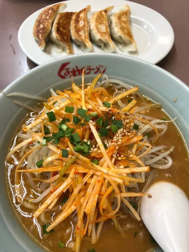 Snapdishの料理写真:ネギ味噌ラーメン♡2018/11/01|ちび太さん