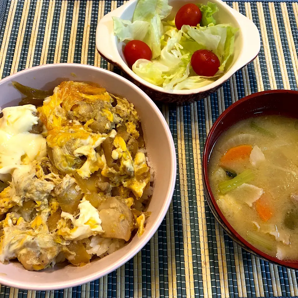 親子丼♡2018/11/02|ちび太さん