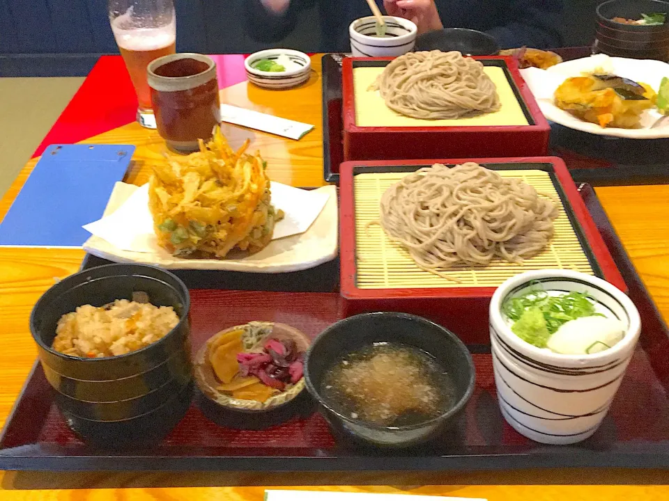 かやくご飯ともりそば定食、かき揚げ付！|Yoshihiro  Hamasakiさん