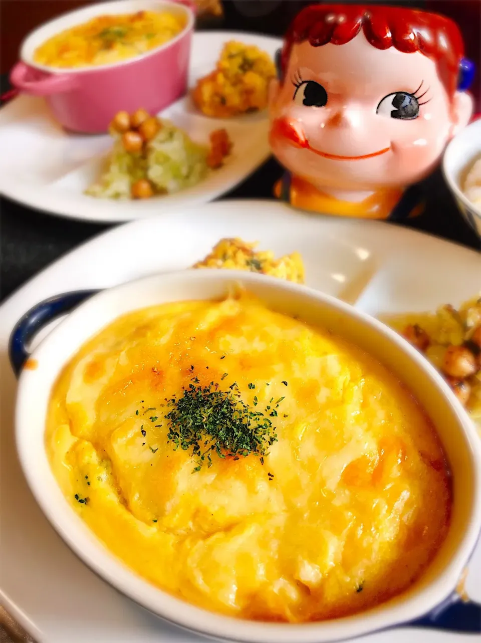 Snapdishの料理写真:かぼちゃとブロッコリー♡おからキッシュ。|ぽき。さん