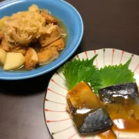 #サバの味噌煮
#切り干し大根じゃがいも煮物|ほーりーさん