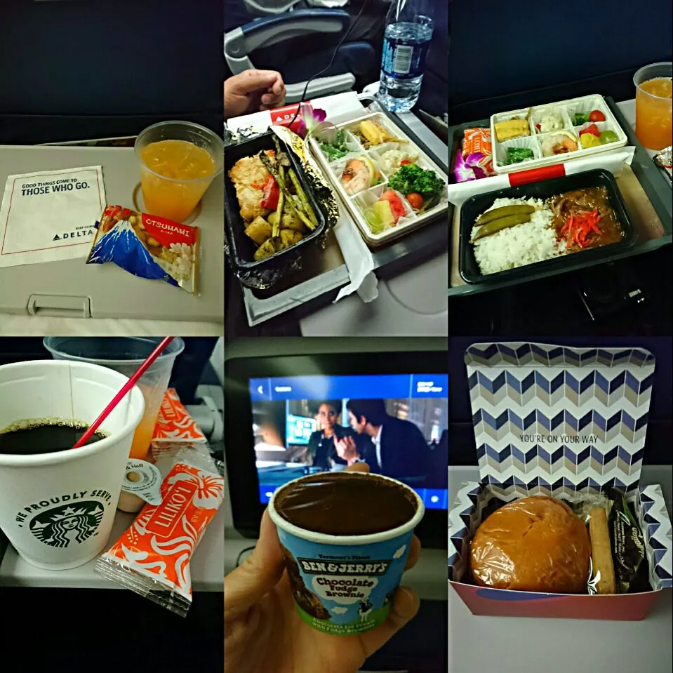 Snapdishの料理写真:デルタ航空の機内食✈|しまだ ちえこさん